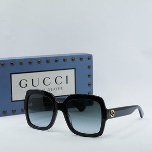 FINAL PRICE NEW GUCCI GG0036SN 001 BLACK GREY SUNGLASSES